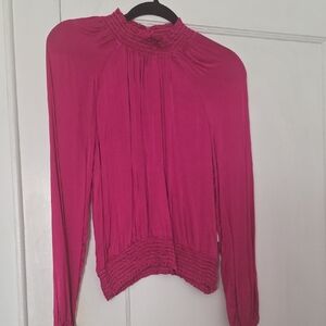 Bella Dahl Fuchsia Blouse